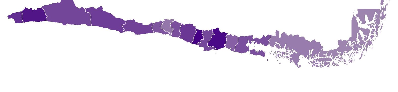 Mapa de Chile - Cobertura nacional