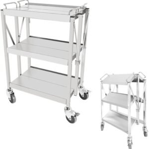 Carro Multiusos Plegable 3 Niveles ECOBECK Carro Multiusos Plegable 3 Niveles ECOBECK - Mundo Gastronómico Chile