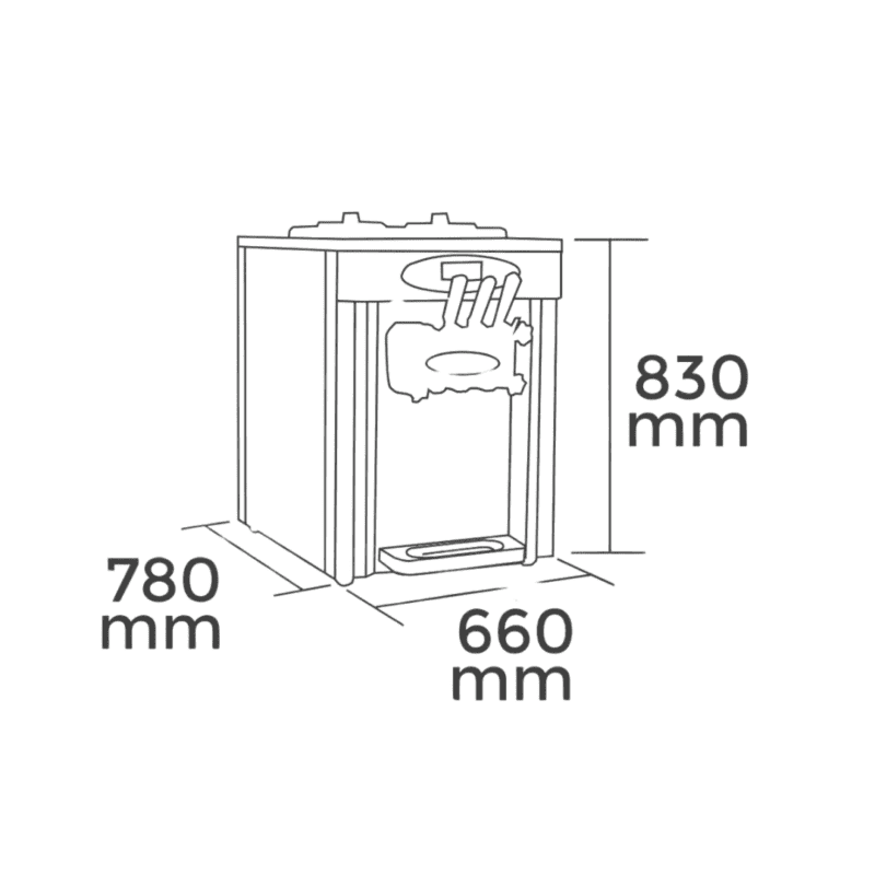 Máquina De Helados Soft Sobremesa 30 Lts | MAIGAS - Imagen 3