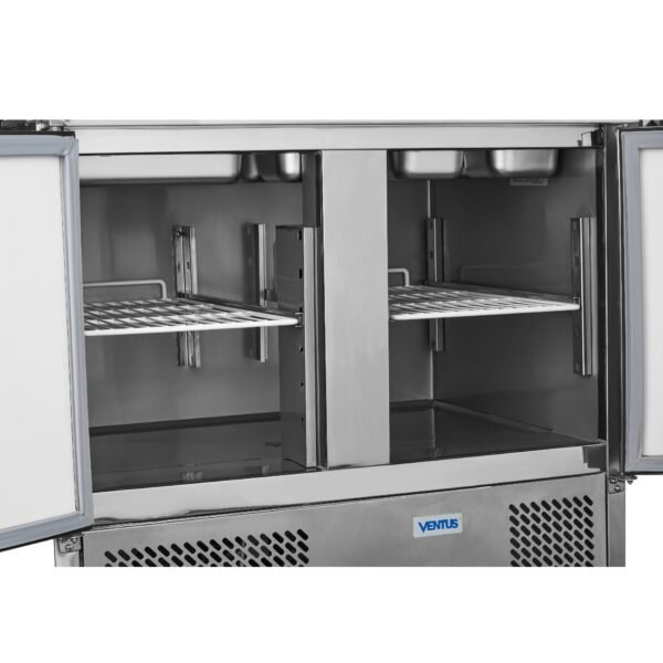 Mesón Saladette Acero VMRSL-380 BENEFIT VENTUS