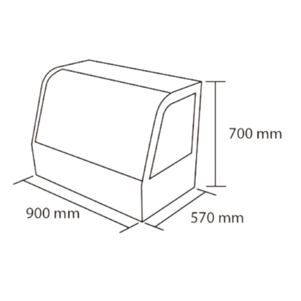 medidas Vitrina Refrigerada Sobremesa 160 Lts medidas Vitrina Refrigerada Sobremesa 160 Lts