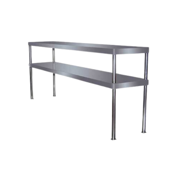 Plateo Doble Acero Inoxidable 180 cm