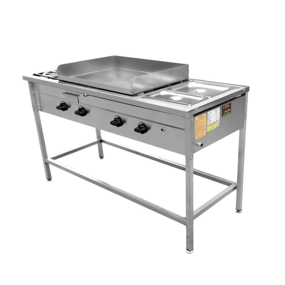 LATERAL Lonchera Churrasquera 50x70 cm 2 Quemadores COUSIÑO