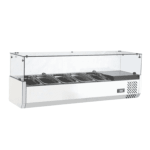 Salsera refrigerada sobremesa 120 cm
