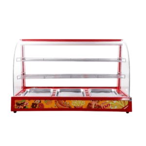 Vitrina de Calor ROJO 3 Bandejas | FRIGONOR