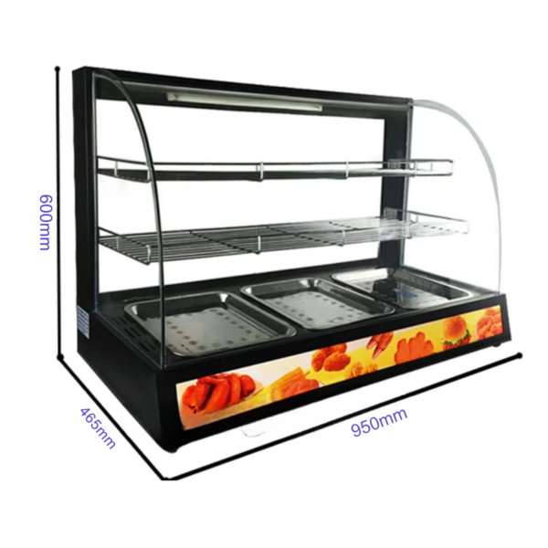 MEDIDAS Mantenedora Caliente 3B NEGRA FRIGONOR