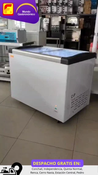🧊 ¡Oferta exclusiva! Congeladora de 320 L con tapa de vidrio por $319.990 🤩 ¿Te imaginas tener este equipo en tu negocio mostrando tus productos congelados con estilo? 🚚 Despacho a todo Chile. Despacho GRATIS a: Conchalí, Independencia, Quinta Normal, Renca, Cerro Navia, Estación Central, Pedro Aguirre Cerda, Santiago, Ñuñoa y Providencia. 🎥 Lo mejor: lo sortearemos en vivo en tienda — tú compras y participas. ✅ Aprovecha esta oportunidad: stock limitado. 🗓️ Oferta válida hasta agotar existencias. #Frigonor #EquiposGastronómicos #OfertaCongeladora #Negocios #Emprendedores