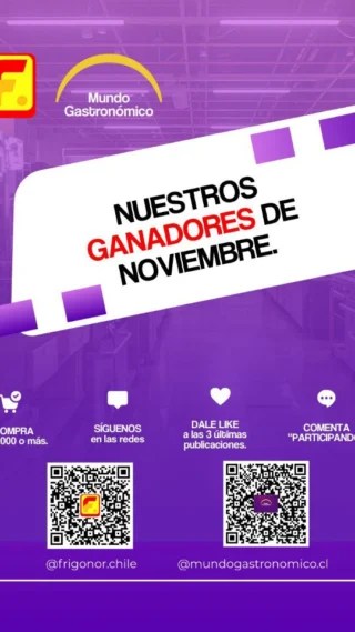 Nuestros Ganadores del Mes de Noviembre 2025. ¡Felicidades! #sorteo #sorteofrigonor #MundoGastronomico #SorteoMensual